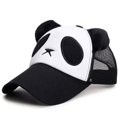 Gorras de béisbol de Panda bonitas de verano para hombres y mujeres, Gorras Snapback de algodón de Hip Hop, protección solar para niños y niñas, Gorras para exteriores, triangulación de envíos