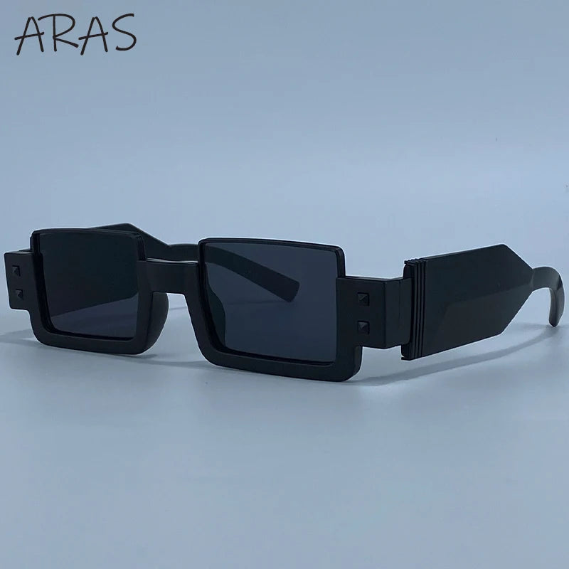 Gafas de sol cuadradas Punk Y2K 2026 marca de lujo, gafas de sol Retro Steampunk para mujer, gafas de sol para exterior UV400