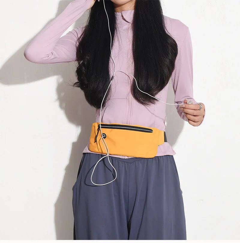 Running Waist Pack, Sport Belt Bag, Cell Phone Pouch, Lightweight Fanny Pack for Men and Women, Gym Sport Bag, Waist Pouch with Adjustable Strap