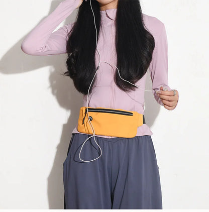 Running Waist Pack, Sport Belt Bag, Cell Phone Pouch, Lightweight Fanny Pack for Men and Women, Gym Sport Bag, Waist Pouch with Adjustable Strap