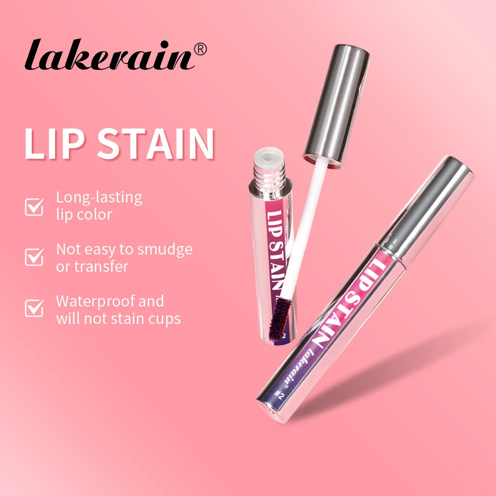 Long-lasting Waterproof Pink Lip Tint, Transfer-Proof Non-Stick Cup, Natural Lip Stain, Women's Cosmetics