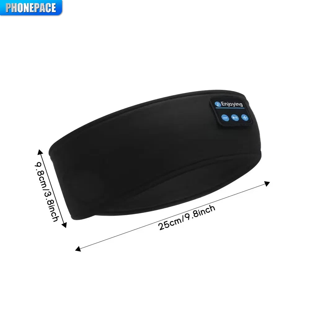 HOMEFISH BT auriculares deportivos diadema para dormir auriculares inalámbricos elásticos música máscara de ojos auriculares inalámbricos con Bluetooth diadema