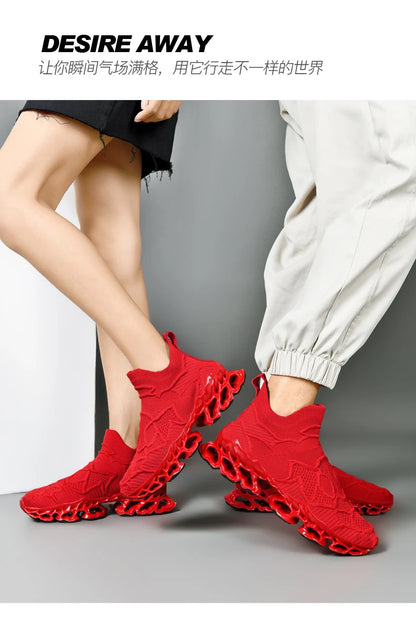 Zapatos de hombre, zapatillas de deporte informales para hombre, tenis, zapatos de lujo, zapatillas de entrenamiento para carreras, zapatos transpirables, zapatos para correr a la moda para mujer