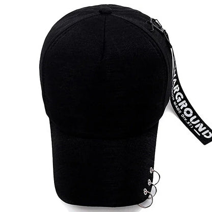 Gorra de Béisbol Clásica con Visera Metálica Personalizada, Estilo Ligero y Transpirable Cuatro colores para elegir