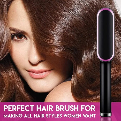 Plancha de pelo multifuncional para el cuidado Personal, alisador de pelo profesional de calentamiento rápido, peine caliente eléctrico