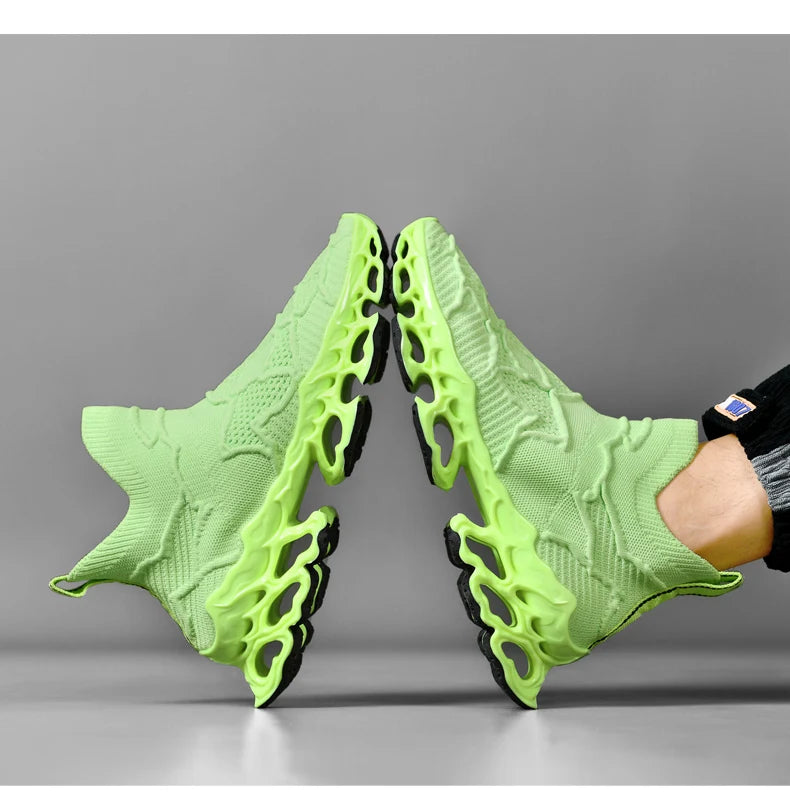 Zapatos de hombre, zapatillas de deporte informales para hombre, tenis, zapatos de lujo, zapatillas de entrenamiento para carreras, zapatos transpirables, zapatos para correr a la moda para mujer