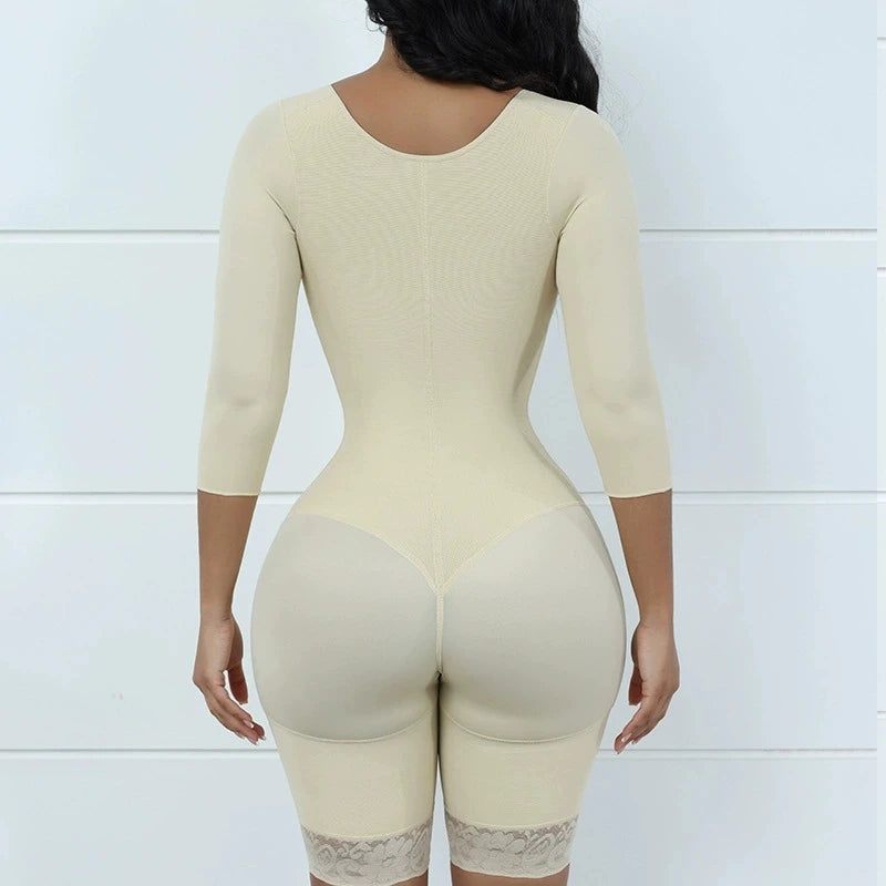 Fajas Colombianas Fajas moldeadores de cuerpo completo Control de barriga corsé poscirugía ropa moldeadora de alta compresión monos entrenador de cintura