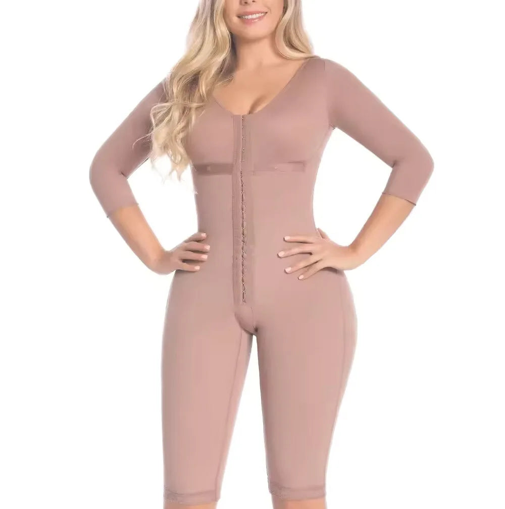 Fajas Colombianas Fajas moldeadores de cuerpo completo Control de barriga corsé poscirugía ropa moldeadora de alta compresión monos entrenador de cintura