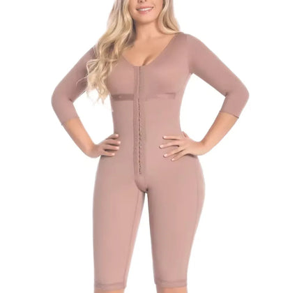 Fajas Colombianas Fajas moldeadores de cuerpo completo Control de barriga corsé poscirugía ropa moldeadora de alta compresión monos entrenador de cintura