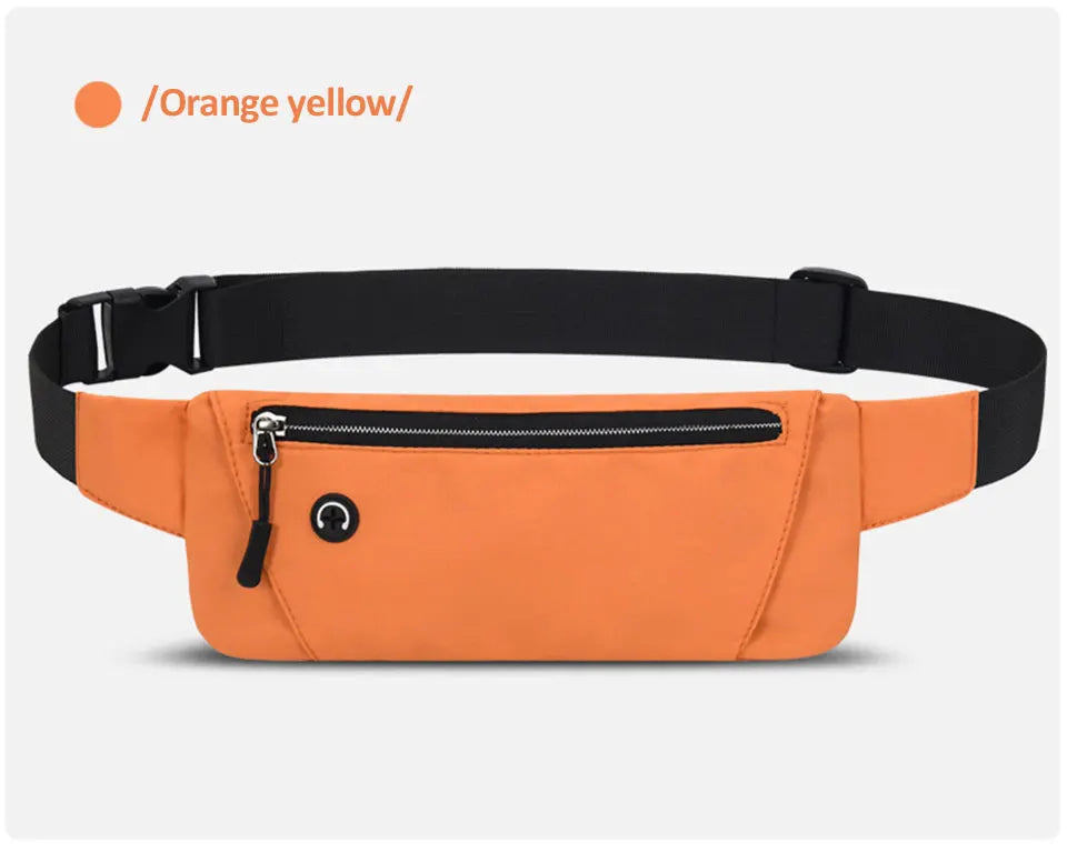 Running Waist Pack, Sport Belt Bag, Cell Phone Pouch, Lightweight Fanny Pack for Men and Women, Gym Sport Bag, Waist Pouch with Adjustable Strap