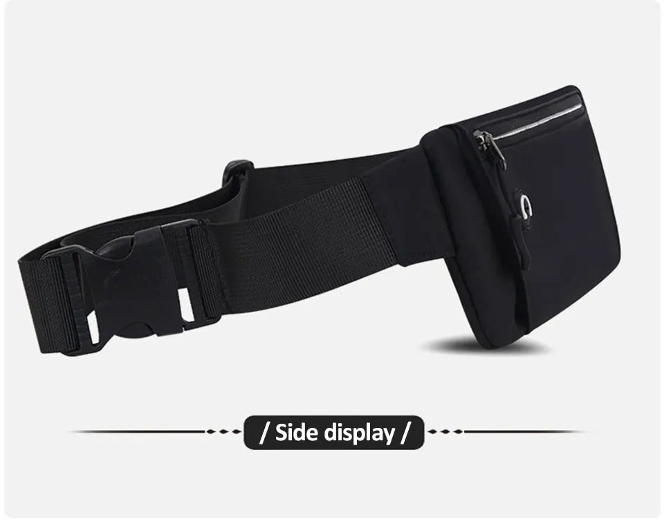 Running Waist Pack, Sport Belt Bag, Cell Phone Pouch, Lightweight Fanny Pack for Men and Women, Gym Sport Bag, Waist Pouch with Adjustable Strap