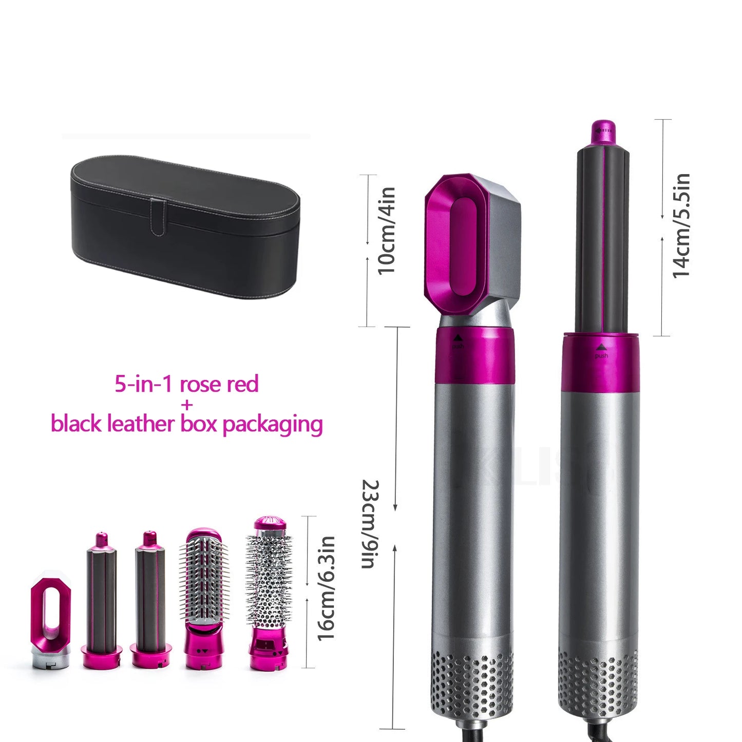 Secador de pelo profesional 5 en 1, peine de aire caliente, rizador para Dyson Airwrap, herramienta de estilismo, alisador de pelo, herramienta de peluquería