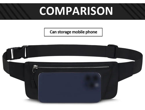 Running Waist Pack, Sport Belt Bag, Cell Phone Pouch, Lightweight Fanny Pack for Men and Women, Gym Sport Bag, Waist Pouch with Adjustable Strap